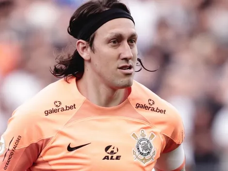 Imagem de Cássio antes do jogo agita torcida do Corinthians na web: "Detetive"