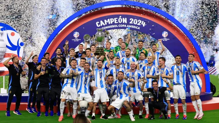 Elenco não seguiu protocolo da Conmebol. Buda Mendes/Getty Images.
