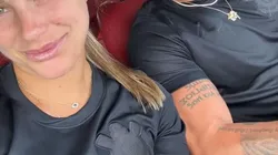 Aryna Sabalenka com camisa do Corinthians Foto: Arquivo Pessoal