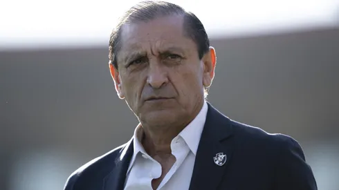 Ramón Díaz em sua última partida pelo Vasco, contra o Criciúma, em São Januário, pelo Campeonato Brasileiro, no dia 27/04/2024.