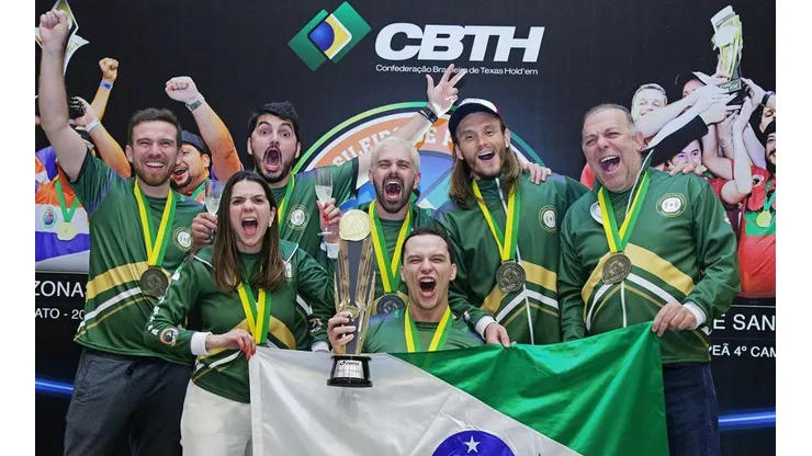 A Seleção do Paraná venceu o Campeonato Brasileiro de Poker por equipes (Foto: Luis Bertazini/BSOP)