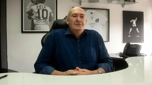 Foto: Ivan Storti/Santos FC - Rueda, mandatário do Santos.