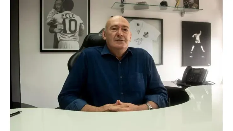 Foto: Ivan Storti/Santos FC - Rueda, mandatário do Santos.