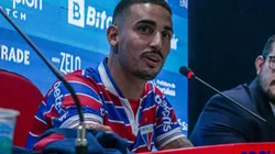 Foto: Divulgação/Fortaleza - Thiago Galhardo: ex-Inter, atacante foi apresentado no Fortaleza