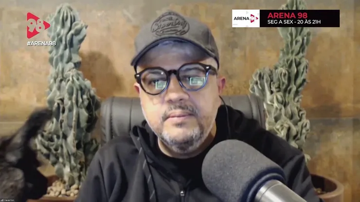 Foto: Reprodução/Rádio 98FM - Héverton Guimarães trouxe informação nesta 6ª de que Sampaoli toparia retornar ao Galo