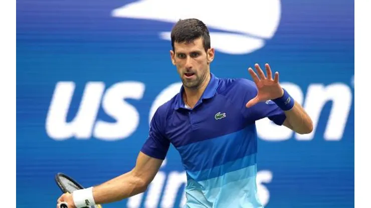 Djokovic em ação no US Open 2021