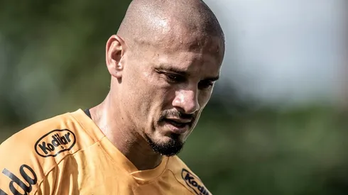 Ivan Storti/Santos - Torcida do Corinthians zoa Maicon após declaração sobre Copa do Brasil