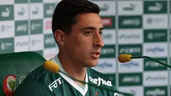 Foto: Cesar Greco - Merentiel chegou e vai usar camisa 9 no Palmeiras