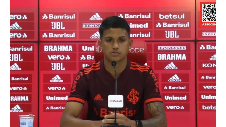 Foto: Sport Club Internacional/YouTube - Gustavo Maia é uma pedida da torcida do Internacional no time titular