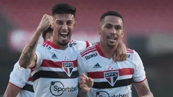 Rigoni e Luciano juntos em 2021. Foto: Divulgação/ SPFC