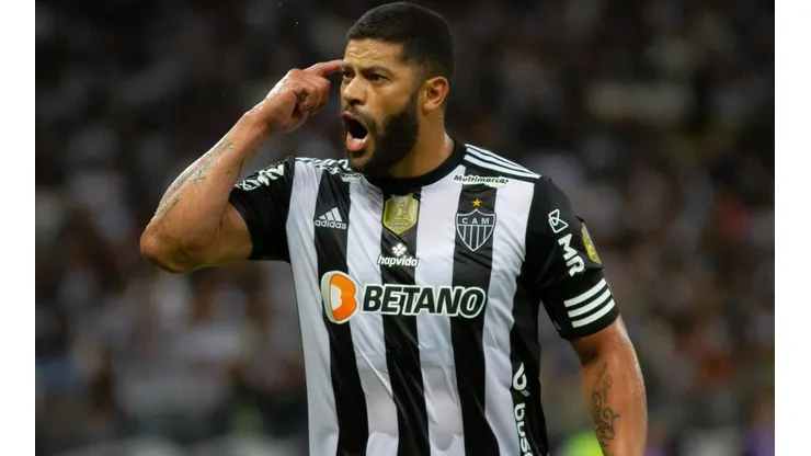 Agif/Fernando Moreno - Hulk reclamou da arbitragem no jogo do Atlético Mineiro