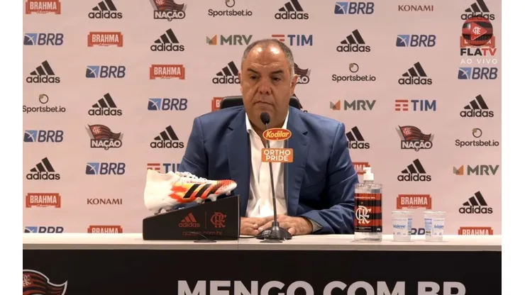 Foto: FLA TV/ YouTube - Marcos Braz manda recado para o Atlético