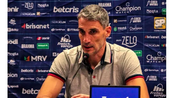 Foto: Vinícius Palheta / Fortaleza / Divulgação - Vojvoda: técnico não gostou da postura do time fora de casa