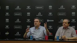 Foto: Flickr oficial do Atlético-GO - Adson em coletiva.