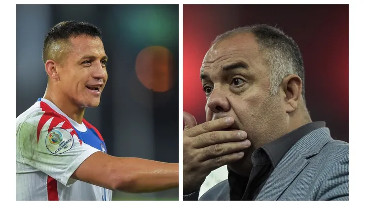 Marcos Braz falou sobre a chegada de Alexis Sánchez (Foto: Thiago Ribeiro/AGIF