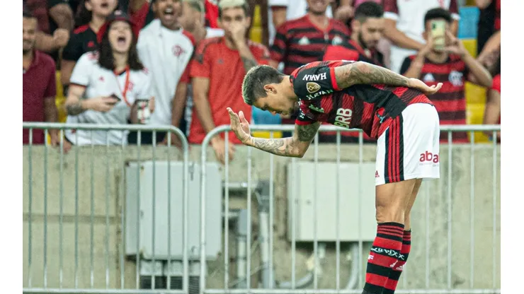 Jorge Rodrigues/AGIF/ "Não é para qualquer jogador"; Pedro entra para a história do Flamengo na Libertadores.