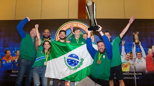 A seleção do PAraná foi a campeã do CBPE em 2018 (Foto: Carlos Monti/BSOP)
