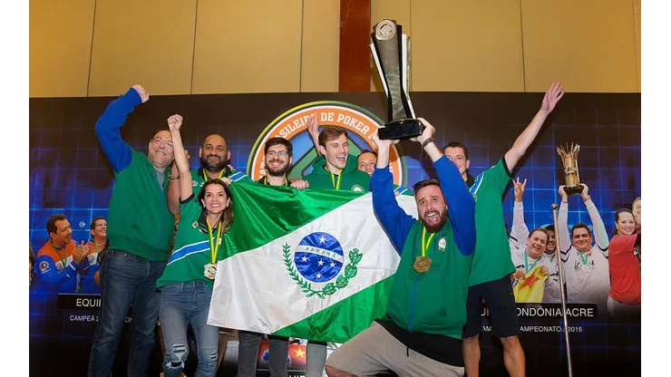 A seleção do PAraná foi a campeã do CBPE em 2018 (Foto: Carlos Monti/BSOP)