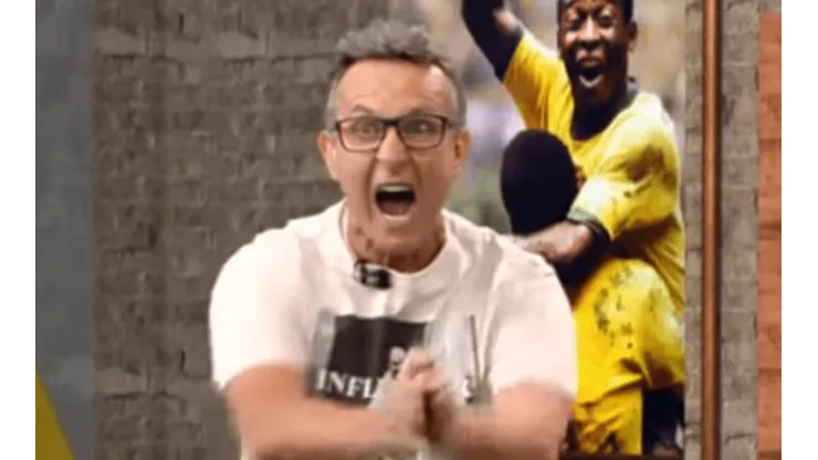Foto: Reprodução/Band - Neto não perdeu a oportunidade de provocar o Palmeiras.