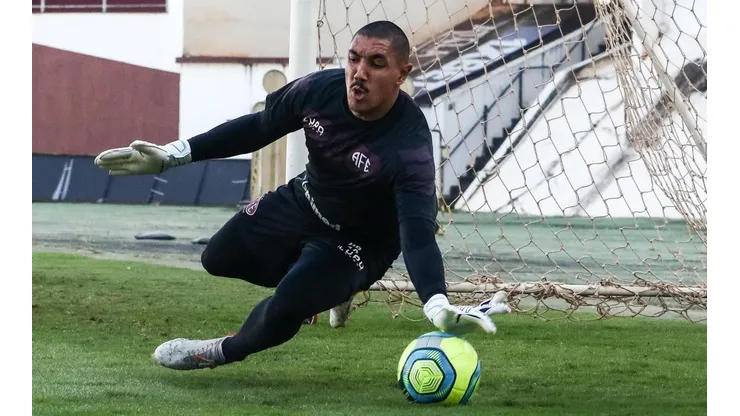 Tiago Pavini/Ferroviária SA. Paulino estava há quatro jogos sem sofrer gols