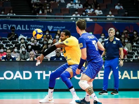 Liga das Nações Masculina de Vôlei: De virada, Brasil supera Alemanha na estreia da terceira etapa