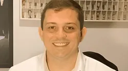 André Garone cobre o dia a dia do Vasco (Foto: Reprodução/Twitter)