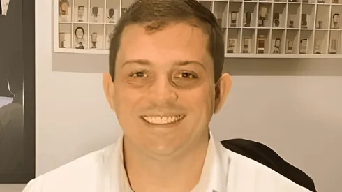 André Garone cobre o dia a dia do Vasco (Foto: Reprodução/Twitter)