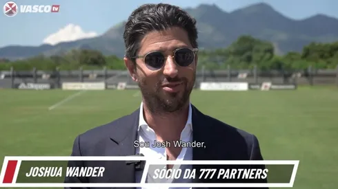 Foto: Vasco TV/YouTube - Josh Wander pode mudar planejamento no Vasco