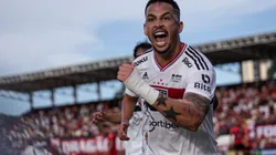 Agif/Heber Gomes - Luciano marca dois pelo São Paulo