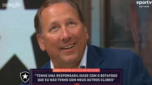 Foto: Reprodução SporTV/YouTube | Xodó de Textor tem diálogo quente 'vazado' e se posiciona