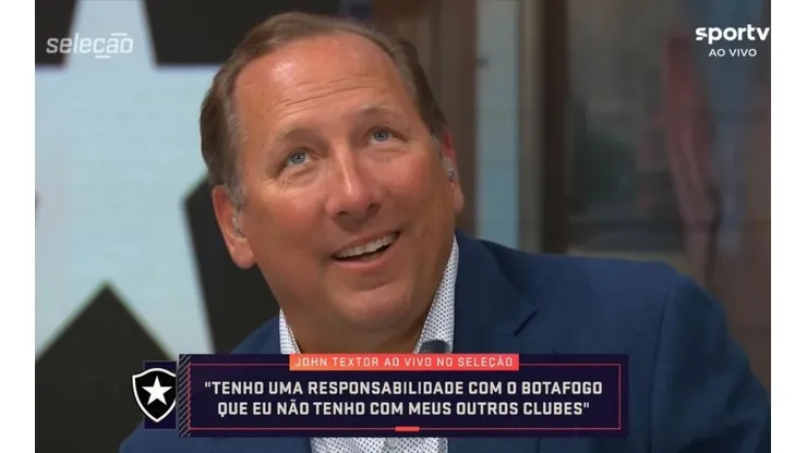Foto: Reprodução SporTV/YouTube | Xodó de Textor tem diálogo quente 'vazado' e se posiciona