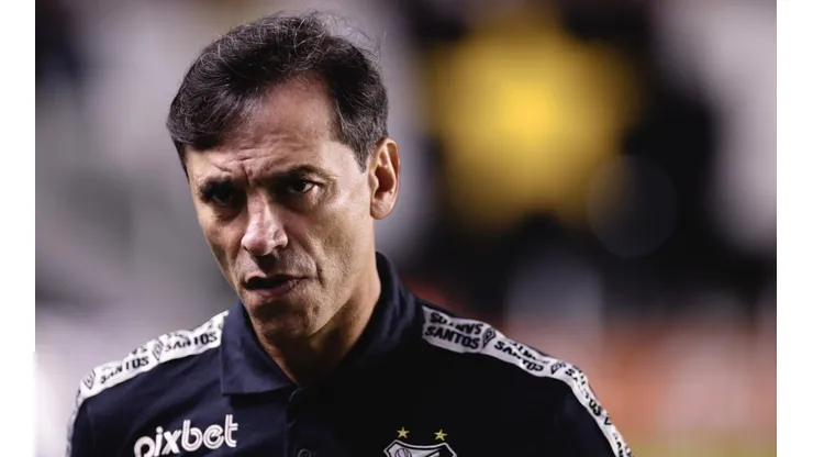 Foto: Ettore Chiereguini/AGIF - Fabián Bustos vem sendo criticado após vários tropeços do Santos na temporada