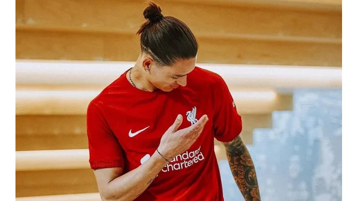 Foto: Divulgação/LFC - Darwin Nuñez chegou ao Liverpool por 75 milhões de euros