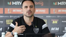 Foto: Pedro Souza / Atletico - Rodrigo Caetano cuida das negociações do Atlético em 2022