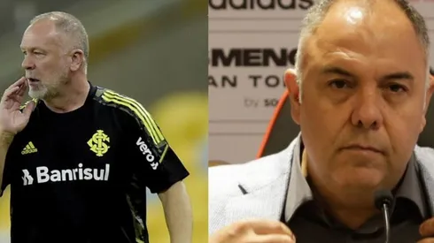 Mano Menezes e Marcos Braz