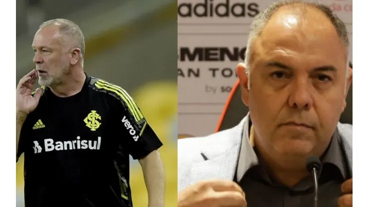 Mano Menezes e Marcos Braz
