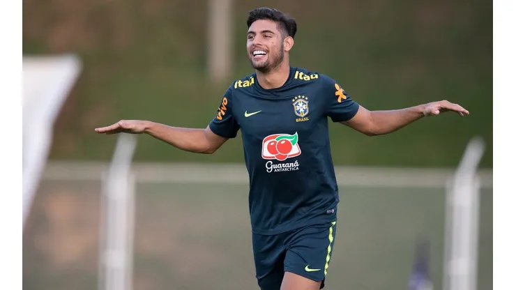 Lucas Figueiredo/CBF - Yuri Alberto é anunciado pelo Corinthians