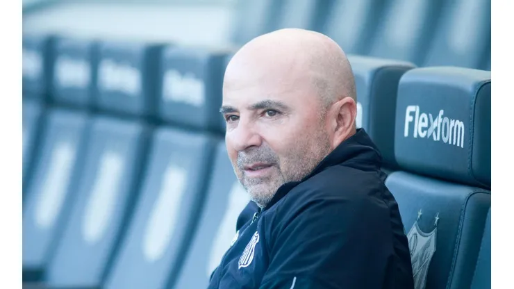 Jorge Sampaoli treinou o Santos em 2019 (Foto: Fernanda Luz/AGIF)