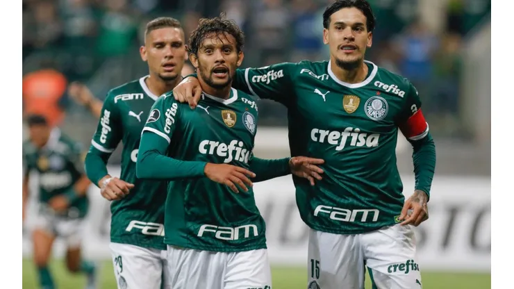 Ricardo Moreira/Getty Images - Equipe do Palmeiras na Libertadores