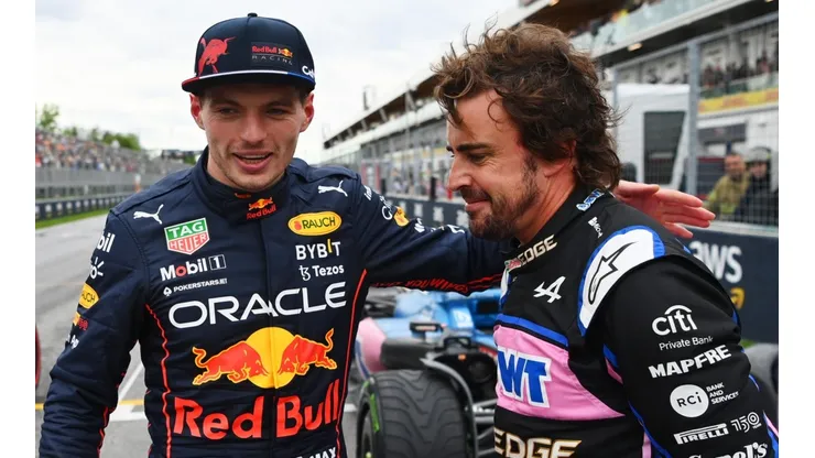 Dan Mullan/Getty Images - Duas gerações de grandes pilotos