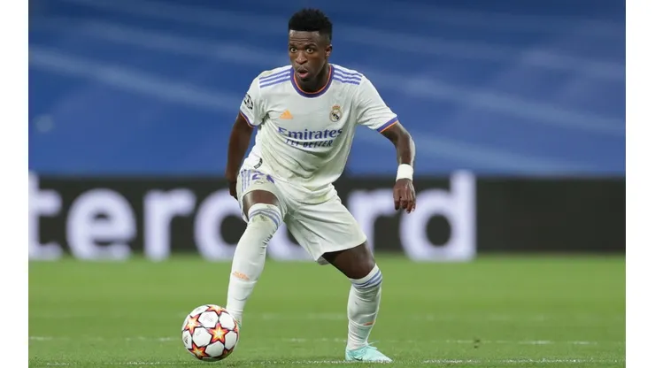 Vini Jr vai renovar com o Real Madrid até 2027 (Foto: Gonzalo Arroyo Moreno/Getty Images)