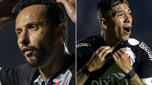 Fotos: Thiago Ribeiro/AGIF - Nenê e Palacios: dupla foi decisiva na última partida do Vasco