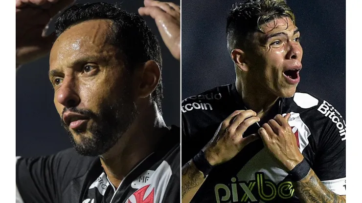 Fotos: Thiago Ribeiro/AGIF - Nenê e Palacios: dupla foi decisiva na última partida do Vasco