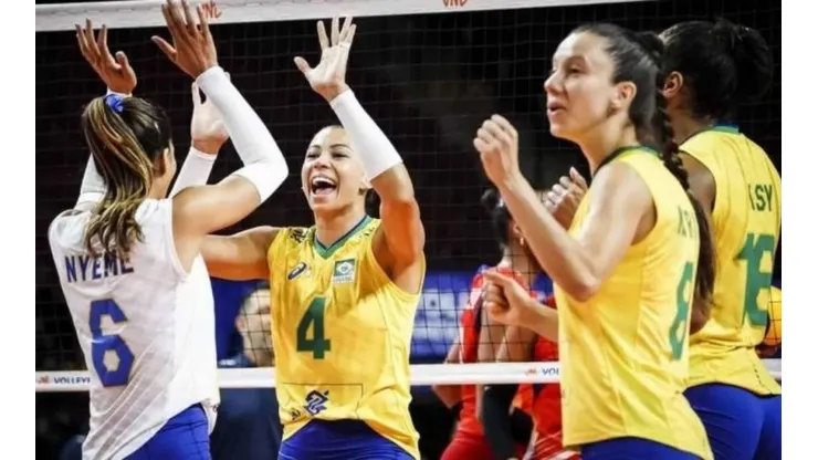A Seleção feminina se prepara para a terceira fase da Liga das Nações de vôlei - FOTO: Reprodução/FIVB