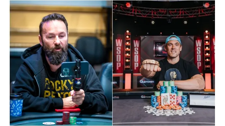 Negreanu perdeu a cabeça e Foxen ficou com a forra (Foto: Katerina Lukina e Hayley Hochstetler/PokerNews)