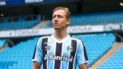 FOTO: LUCAS UEBEL/GREMIO FBPA - Lucas Leiva fala pela 1ª vez como jogador do Grêmio