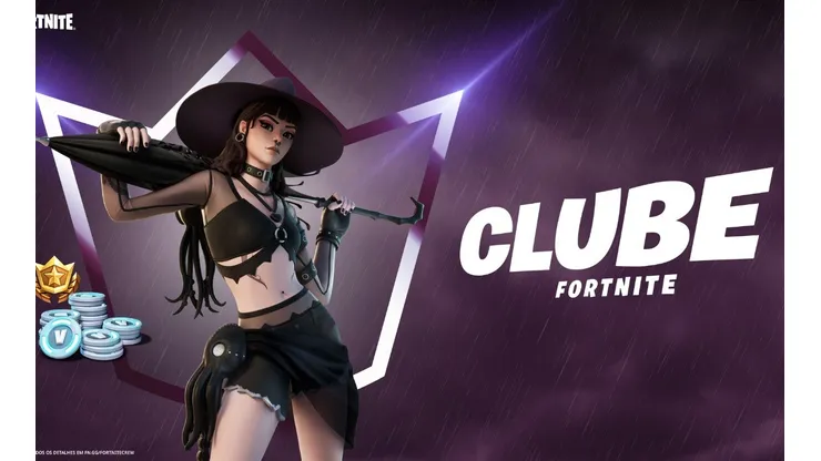 Clube Fortnite de Julho terá o Pacote da Fedra e acesso ao Salve o Mundo