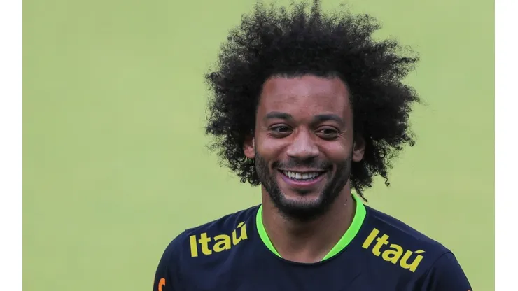 Agif/Marcello Zambrana - Marcelo vibra em destaque do filho no Real Madrid.