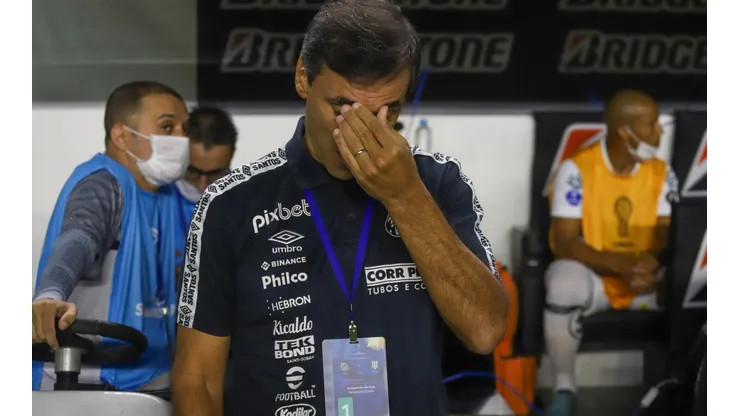 Agif/Fernanda Luz - Fabián Bustos terá ausência no Santos contra o Flamengo.