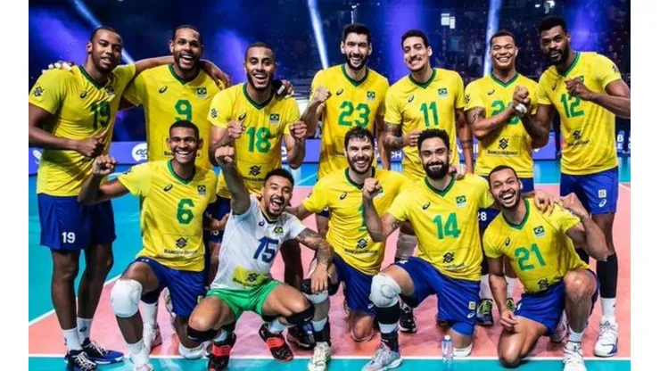FIVB/Divulgação - Seleção BRasileira de Vôlei